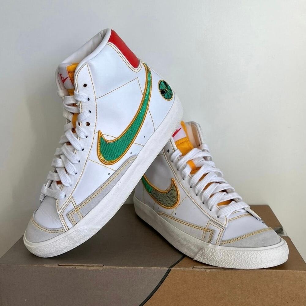 Nike Blazer Mid ‘77 ‘Roswell Rayguns’ Sequin Sneakers - SZ 5.5 Y- 7 W